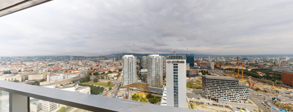 EUROVEA TOWER > 32.poschodie, 2-izb s exkluzívnym výhľadom, parkovanie + sklad  ✅ 3D prehliadka ✅