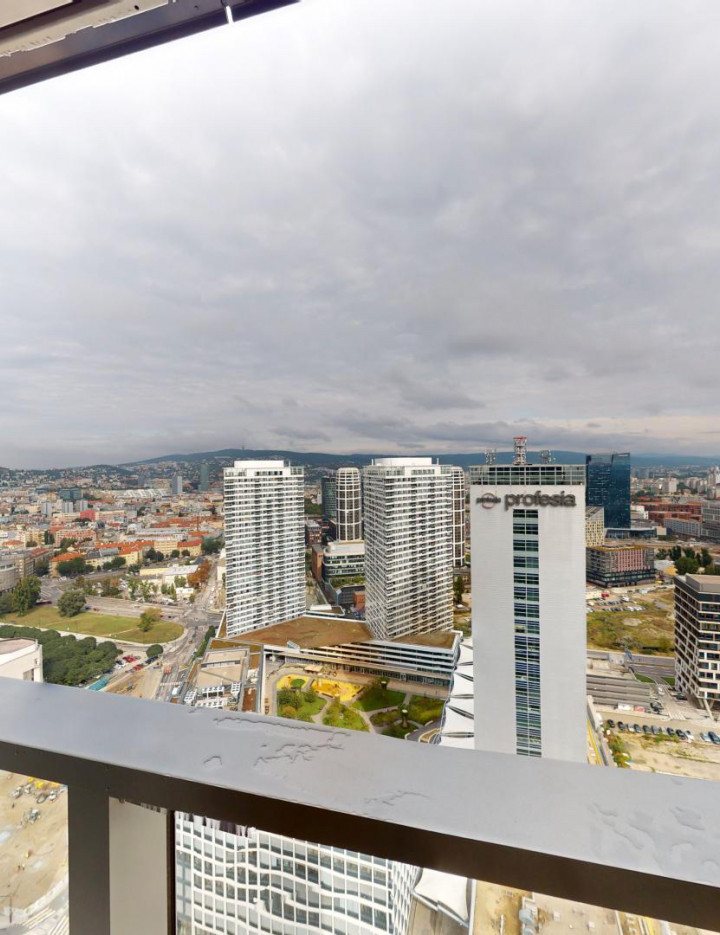 EUROVEA TOWER 32.poschodie, 2-izb s exkluzívnym výhľadom, parkovanie + sklad  ✅ 3D prehliadka ✅